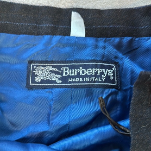 BURBERRY-Pencil Skirt- pinstripe -size 4 - Picture 3 of 10
